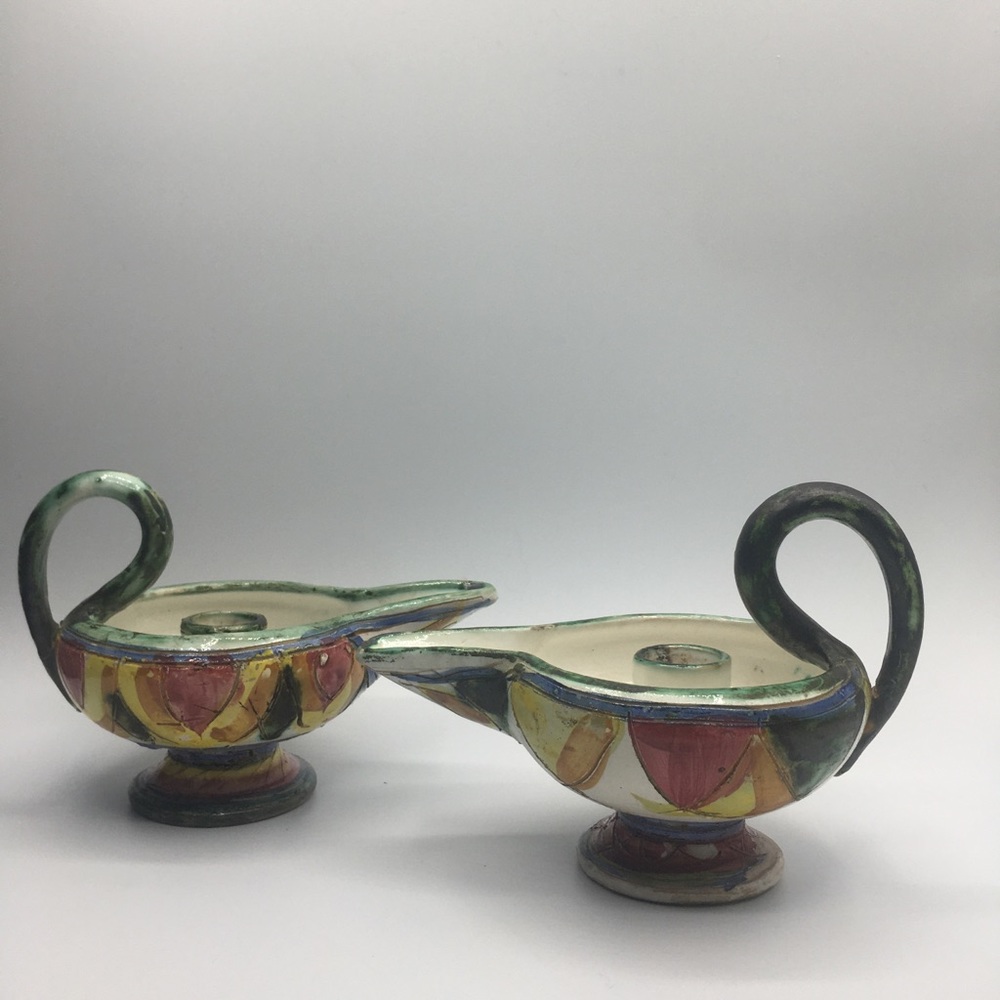 Ceramic candle holder
